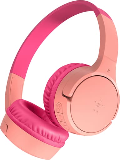 Belkin SoundForm Mini trådløse on-ear høretelefoner (pink)