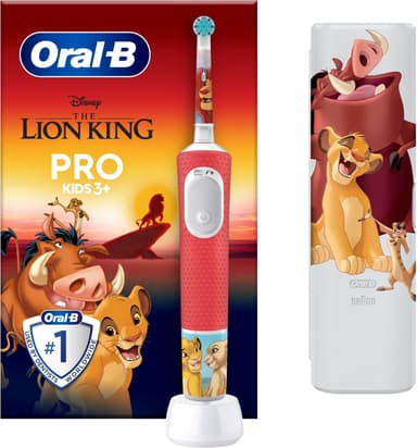 Oral-B Vitality Pro Kids Lion King elektrisk tandbørste 297257 (rød)