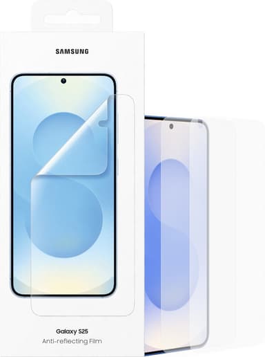 Samsung Galaxy S25 anti-reflecting film (gennemsigtig)
