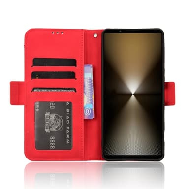Wallet Stand Flip-telefonetui til Xperia 1 VI