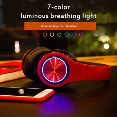 Hifi Wireless On-Ear Headset Bluetooth-hovedtelefoner - hvid