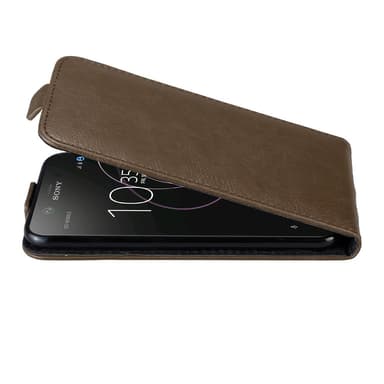 Sony Xperia XZ1 Pungetui Flip Cover (Brun)
