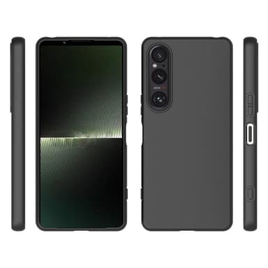Slim-Fit TPU Telefon Taske Cover til Sony Xperia 1 VI - Sort