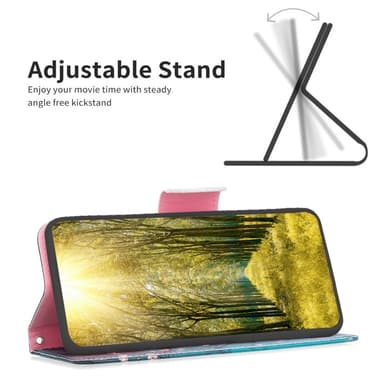 Til Sony Xperia 10 VI tegnebogstativetui mønstertelefoncover