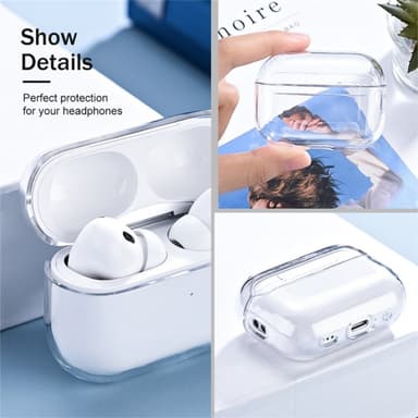 Til AirPods 3 etui Støvtæt krystalklart hårdt øretelefon cover