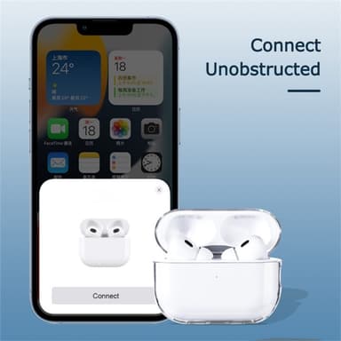 Til AirPods 3 etui Støvtæt krystalklart hårdt øretelefon cover