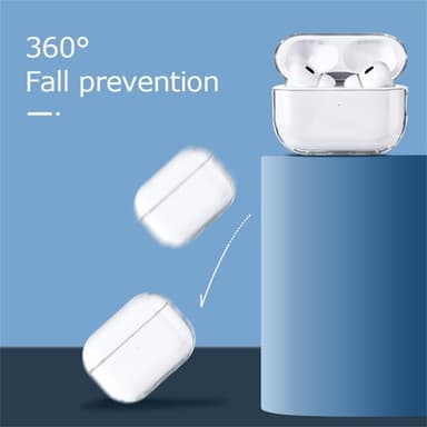 Til AirPods 3 etui Støvtæt krystalklart hårdt øretelefon cover