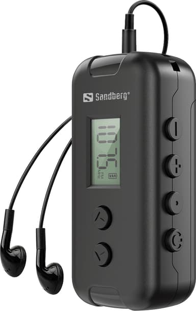 Sandberg pocket FM radio (AAA-batteri)