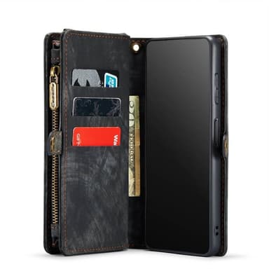CaseMe mobilcover 008 11-kort Samsung Galaxy A32 5G - Sort/grå