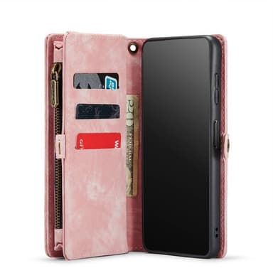 CaseMe mobilcover 008 11-kort Samsung Galaxy A32 5G - Lyserød