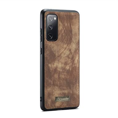 CaseMe mobilcover 008 11-kort Samsung Galaxy S20 FE - Brun