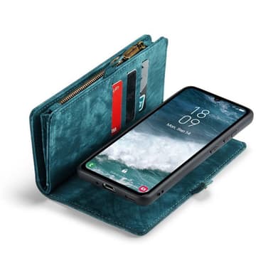 CaseMe mobilcover 008 11-kort Samsung Galaxy A34 5G - Blå