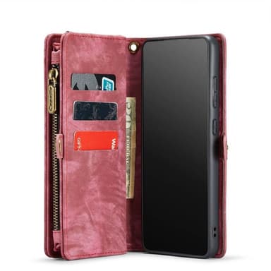 CaseMe mobilcover 008 11-kort Samsung Galaxy S20 FE - Rød