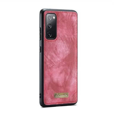 CaseMe mobilcover 008 11-kort Samsung Galaxy S20 FE - Rød