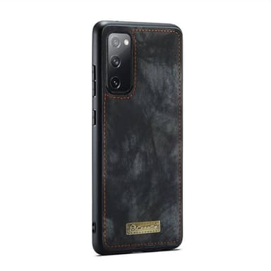 CaseMe mobilcover 008 11-kort Samsung Galaxy S20 FE - Sort/grå