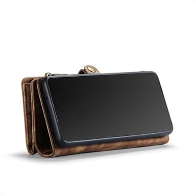 CaseMe mobilcover 008 11-kort Samsung Galaxy S21 FE - Brun