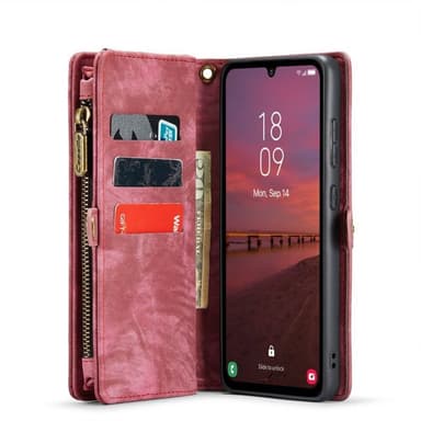 CaseMe mobilcover 008 11-kort Samsung Galaxy A34 5G - Rød