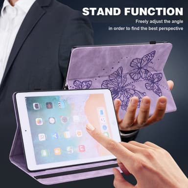 SKALO Nokia T20 Mandala Butterfly Flip Cover - Lilla