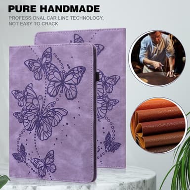 SKALO Nokia T20 Mandala Butterfly Flip Cover - Lilla