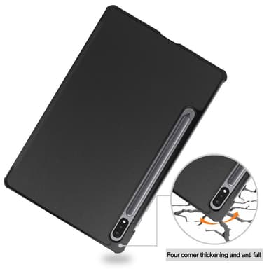 SKALO Samsung Tab S8 Trifold Flip Cover - Sort
