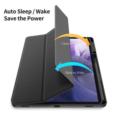 DUX DUCIS Samsung Tab S7+/S7 FE/S8+ TOBY Series Trifold Flip Cover - Sort