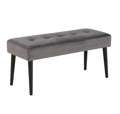 Bænk GLORY 38x95xH45cm, mørkegrå