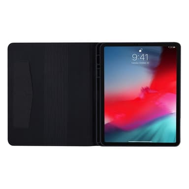 Til iPad Air 13 (2024) Tabletetui Dækstofstruktur - Sort