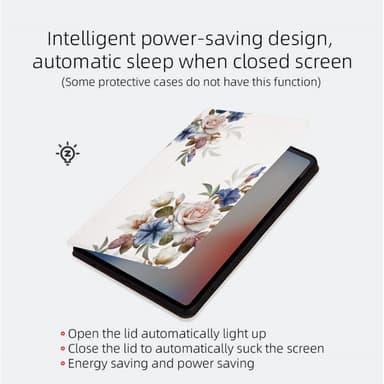 Til iPad Pro 11 (2024) Cover Flip Stativ Smart Tablet Cover - Gardenias