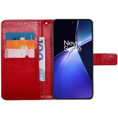 Wallet cover 3-kort OnePlus Nord CE4 Lite - Rød