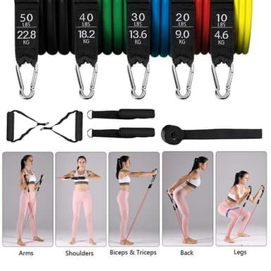Fitness Puller Resistance Belt Training Elastic Gym Bodybuilding
