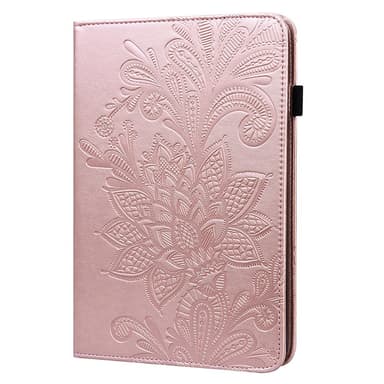 SKALO iPad 10.2 Mandala Flip Cover - Rosa guld