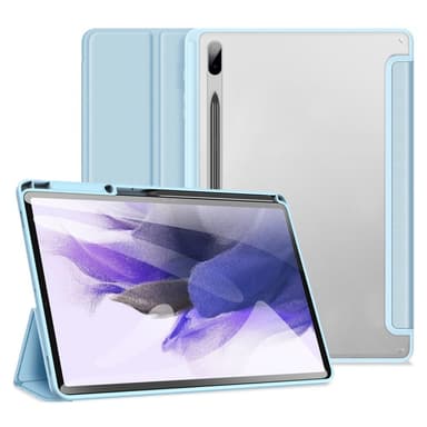 DUX DUCIS Samsung Tab S7+/S7 FE/S8+ TOBY Series Trifold Flip Cover - Turkis