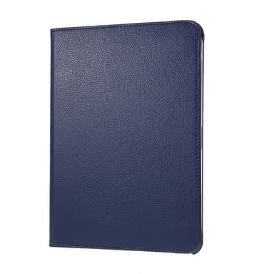 SKALO iPad Pro 12.9 (Gen 4/5/6) 360 Litchi Flip Cover - Mørkeblå