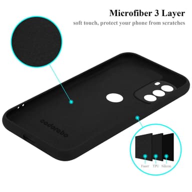 Motorola MOTO G51 5G Cover Etui Case (Sort)