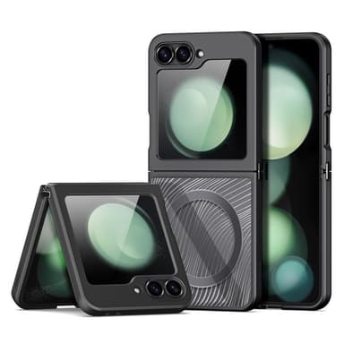 DUX DUCIS Samsung Z Flip6 Aimo Series Magnetic Ring Cover - Sort