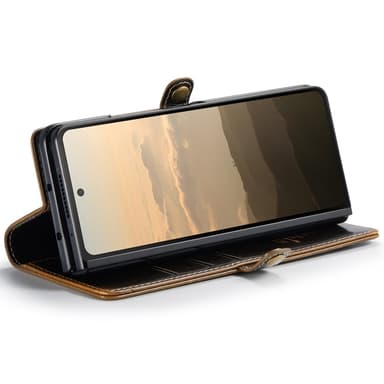 CaseMe Samsung Z Fold6 Pungetui - Brun