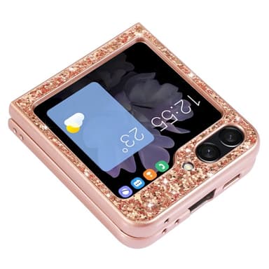 SKALO Samsung Z Flip6 Glitter TPU Cover - Guld