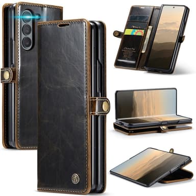 CaseMe Samsung Z Fold6 Pungetui - Brun