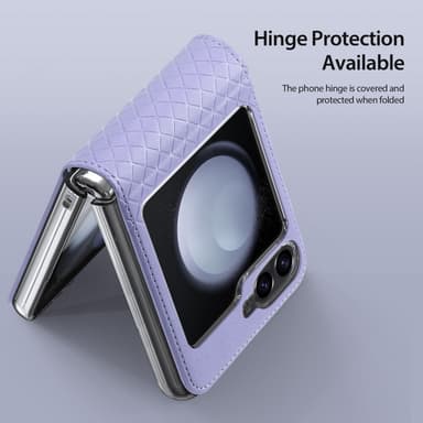 DUX DUCIS Samsung Z Flip6 Bril-Series Fold Cover - Lilla