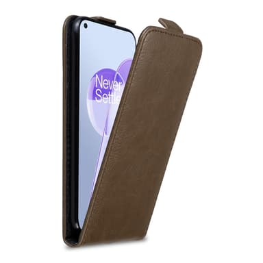 OnePlus 9RT 5G Pungetui Flip Cover (Brun)