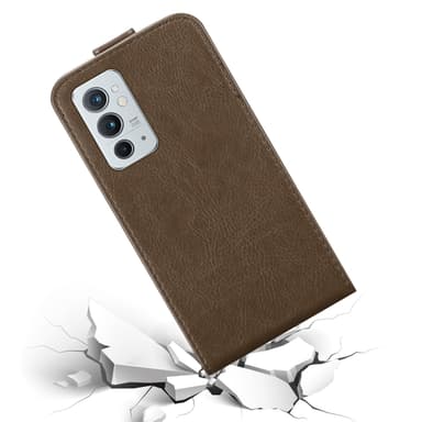 OnePlus 9RT 5G Pungetui Flip Cover (Brun)
