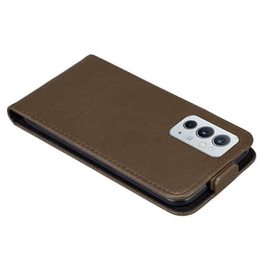OnePlus 9RT 5G Pungetui Flip Cover (Brun)