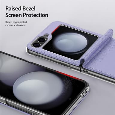 DUX DUCIS Samsung Z Flip6 Bril-Series Fold Cover - Lilla