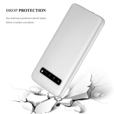 Samsung Galaxy S10 5G Cover Etui Case (Sølv)