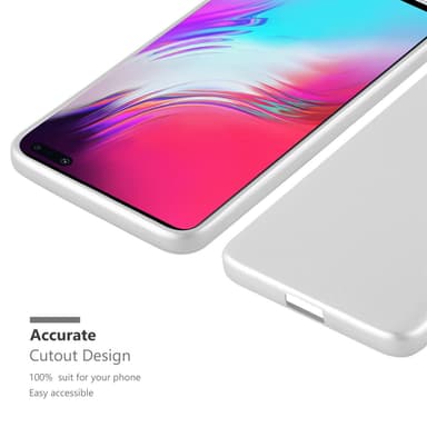 Samsung Galaxy S10 5G Cover Etui Case (Sølv)