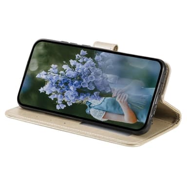 SKALO Xiaomi Redmi A3 Mandala Flip Cover - Guld