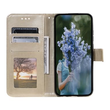 SKALO Xiaomi Redmi A3 Mandala Flip Cover - Guld