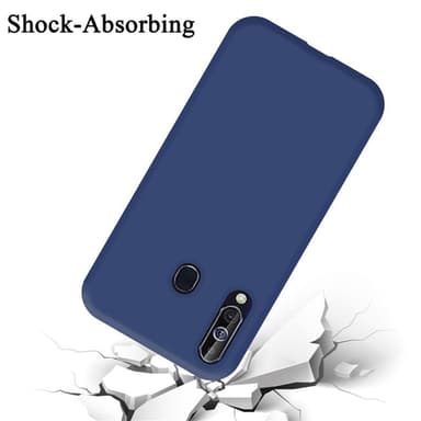 Samsung Galaxy A60 / M40 Cover Etui Case (Blå)