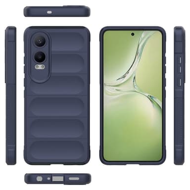 SKALO OnePlus Nord CE4 Lite 5G Rugged Bumpers TPU-Cover - Mørkeblå