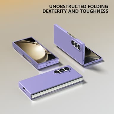 SKALO Samsung Z Fold6 Ultratynd Skin-touch Fold Cover - Lilla